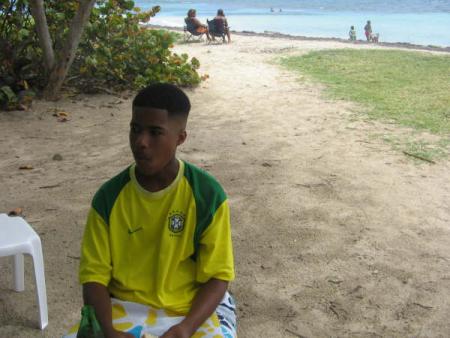 moi a la playa